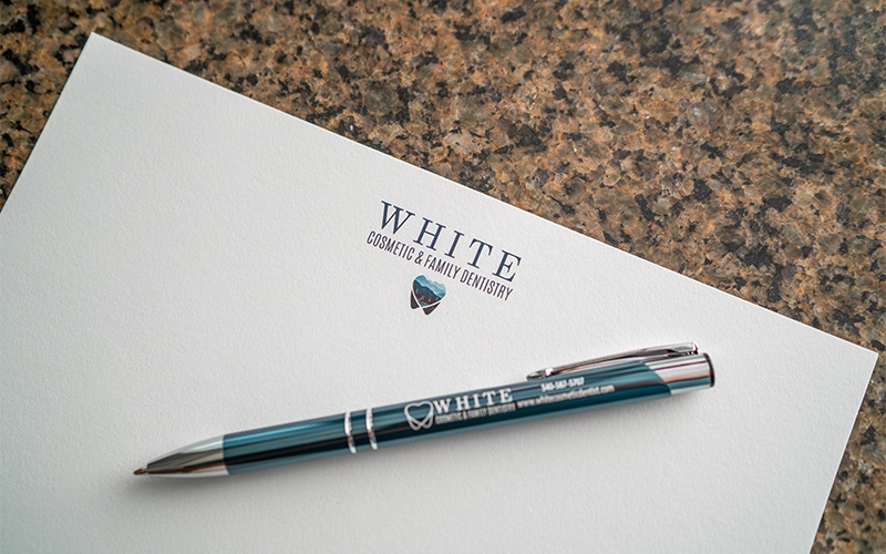 White Cosmetic & Family Dentistry stationary