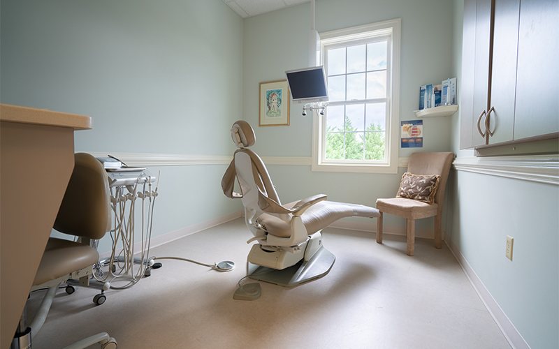 Dental exam room