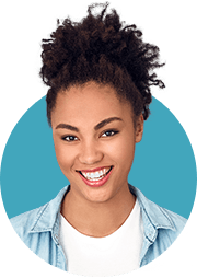 Young woman with healthy smile